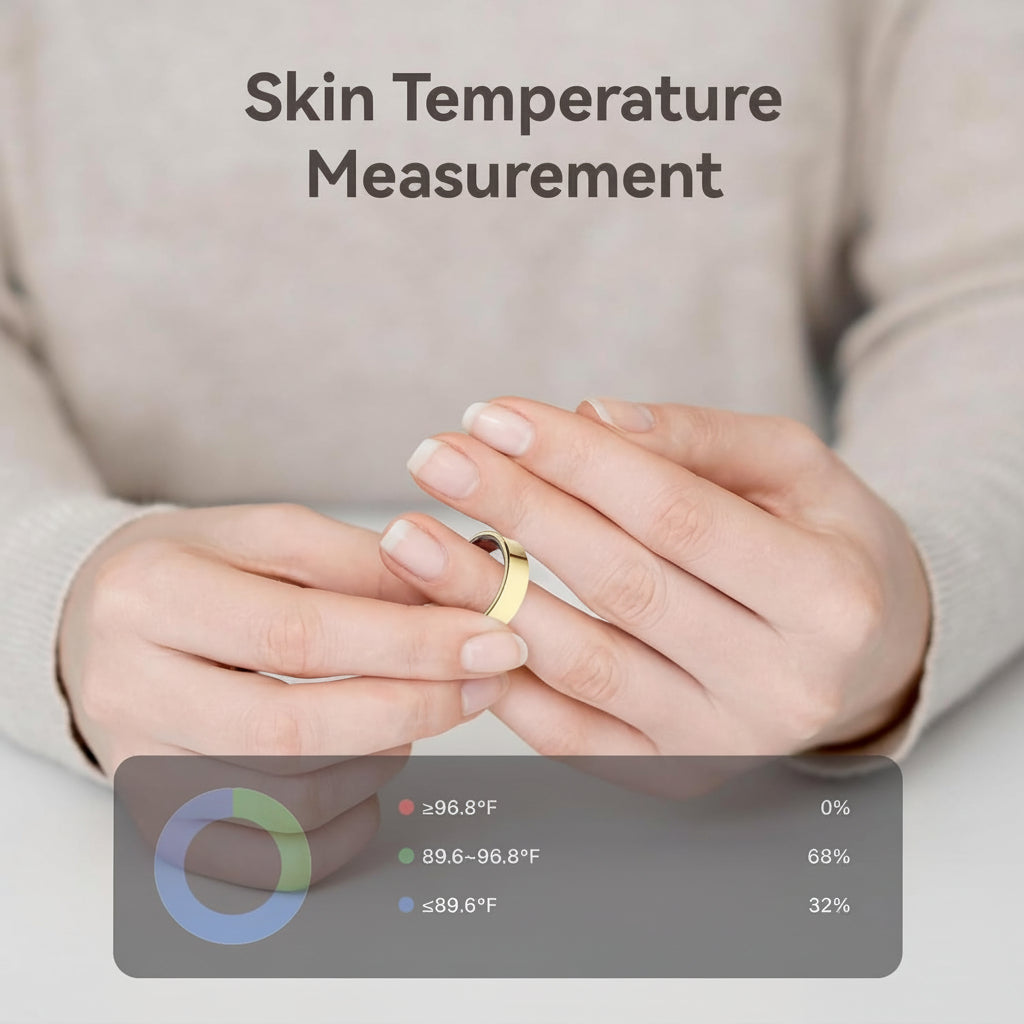 Anel Inteligente Rastreador de Fitness Monitor de Saúde À Prova D'água Anel de Sono