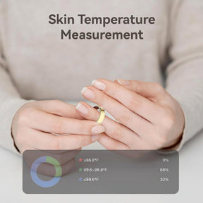 Anel Inteligente Rastreador de Fitness Monitor de Saúde À Prova D'água Anel de Sono