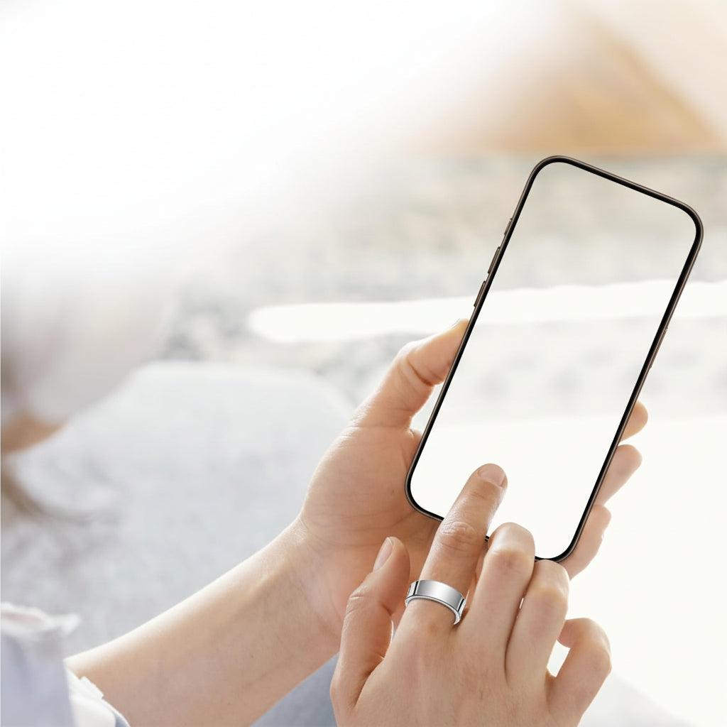 Anel Inteligente Rastreador de Fitness Monitor de Saúde À Prova D'água Anel de Sono