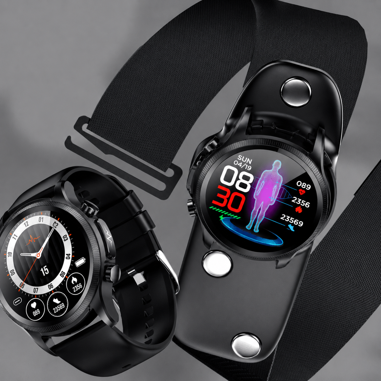 Smartwatch Rastreador de Fitness com Monitoramento de Frequência Cardíaca