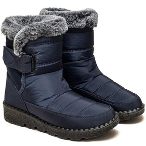 Womens Waterproof Heeled Snow Boot