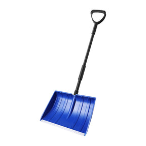 Snow Shovel Adjustable Handle Wide Blade Plastic Scoop Tool