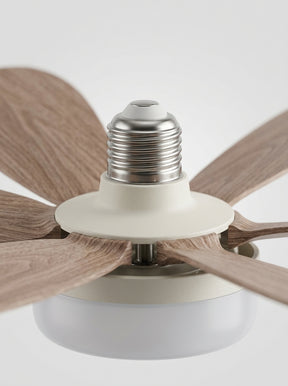 Ventilador de teto com luminária tipo soquete