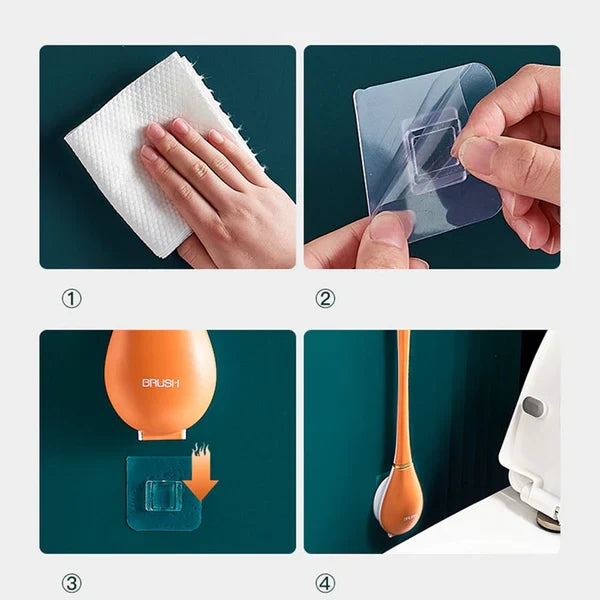 Escova Sanitária de Silicone Macio