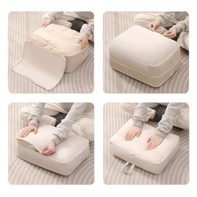 Sacos de Armazenamento a Vácuo Organizadores de Roupas e Roupas de Cama para Guarda-Roupa