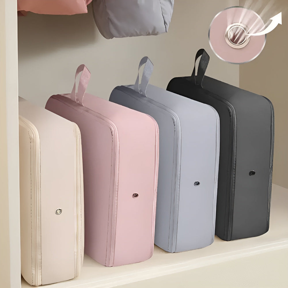 Sacos de Armazenamento a Vácuo Organizadores de Roupas e Roupas de Cama para Guarda-Roupa