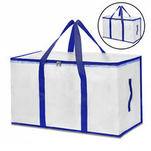 Bolsas de Armazenamento Reforçadas para Mudança, Organizador Impermeável com Zíper