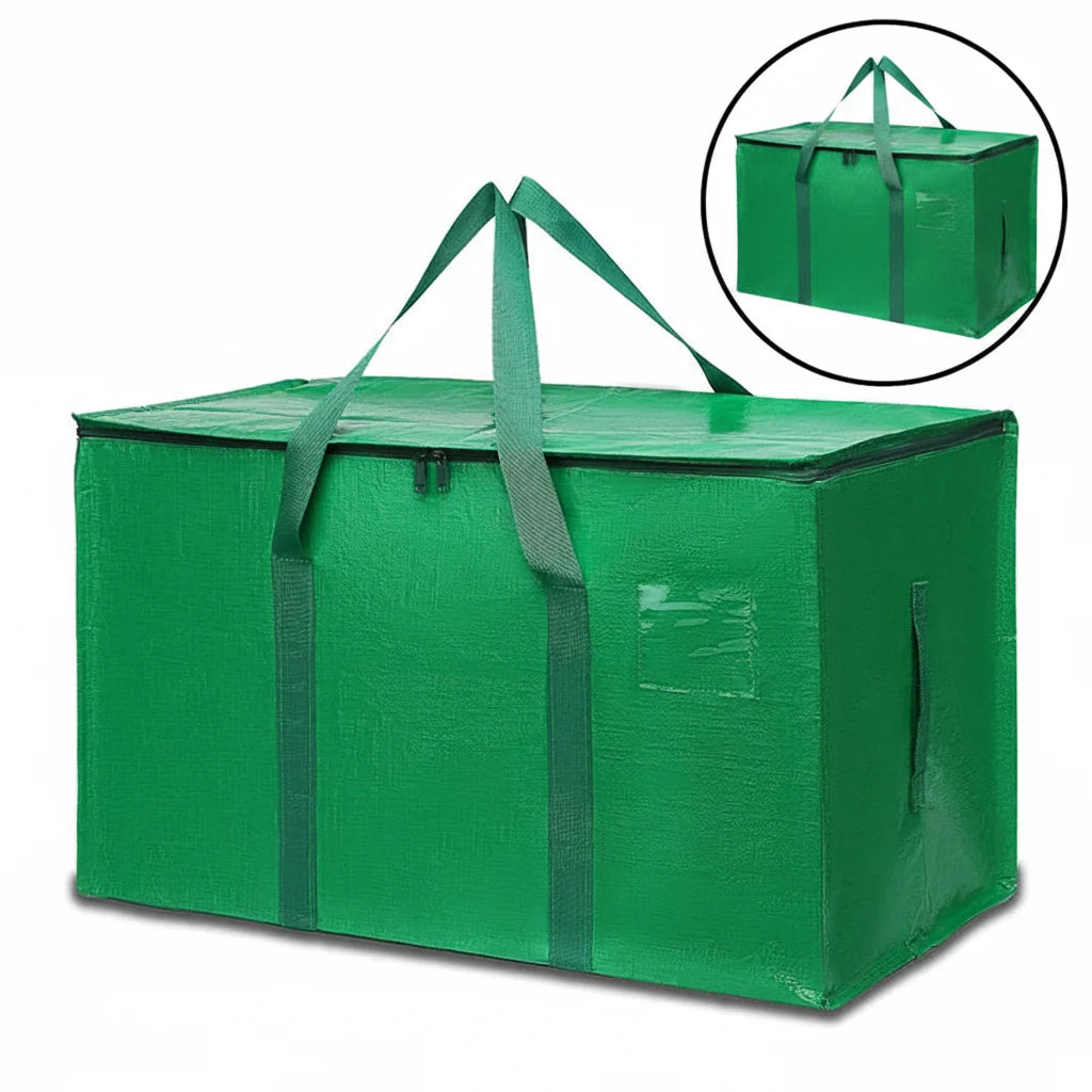 Bolsas de Armazenamento Reforçadas para Mudança, Organizador Impermeável com Zíper