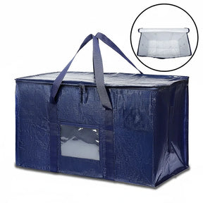 Bolsas de Armazenamento Reforçadas para Mudança, Organizador Impermeável com Zíper