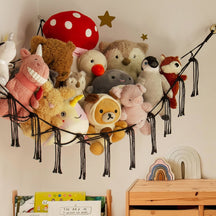 Rede Organizadora de Macramê para Brinquedos, Pelúcias e Decoração