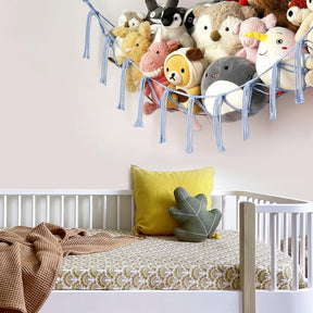 Rede Organizadora de Macramê para Brinquedos, Pelúcias e Decoração