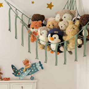 Rede Organizadora de Macramê para Brinquedos, Pelúcias e Decoração