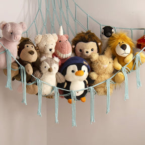 Rede Organizadora de Macramê para Brinquedos, Pelúcias e Decoração