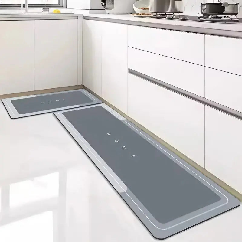 Non-Slip Absorbent Floor Mat – Super Soak Kitchen & Bath Safety Rug