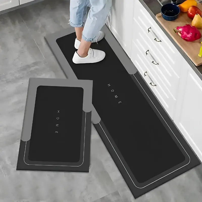 Non-Slip Absorbent Floor Mat – Super Soak Kitchen & Bath Safety Rug