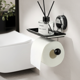 Suporte para Papel Higiênico Adesivo de Parede em Aço Inoxidável