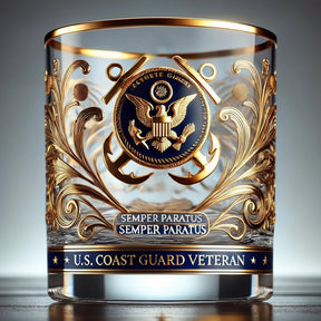 Decoração Memorial Gravada em Vidro em Homenagem aos Veteranos
