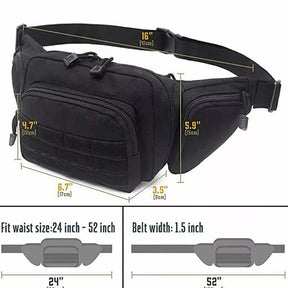 Tactical Waist Pack - Concealed Carry Fanny Pack Holster