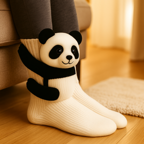 Pantufas de Inverno com Estampa de Animal Peluciado