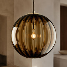 Smoky Glass Pendant Light – Brown – pendant light image 19