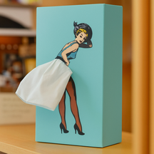 Suporte para Lenços de Papel Estilo Figura para Decoração de Casa