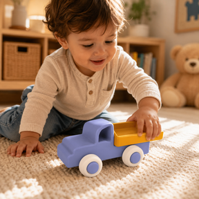 Conjunto de Carrinhos de Brinquedo para Crianças - Veículos de Fricção e Empurrar