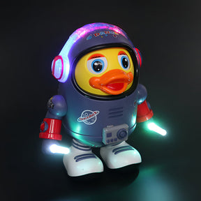 Brinquedo Pato Astronauta Dançante Musical Figura Interativa