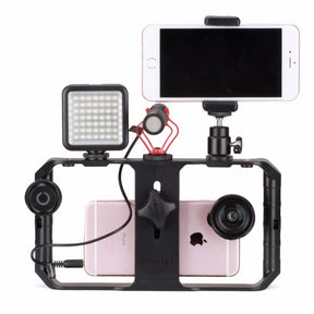 Estabilizador de Vídeo para Smartphone com Luz
