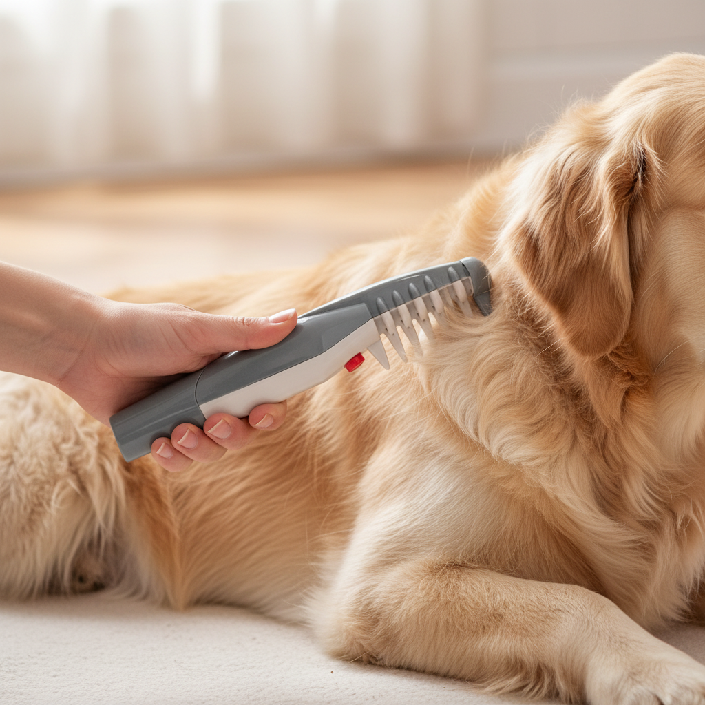 Pente Elétrico para Remoção de Pulgas para Pets