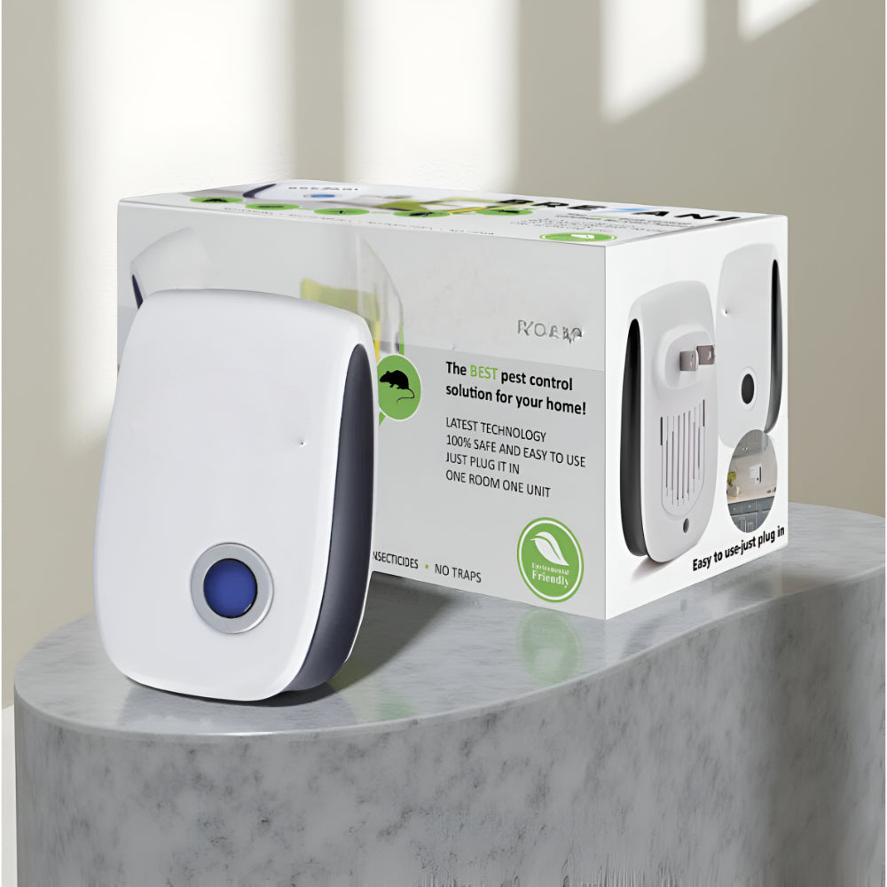 Conjunto de Dispositivo Ultrassônico para Controle de Pragas Interno