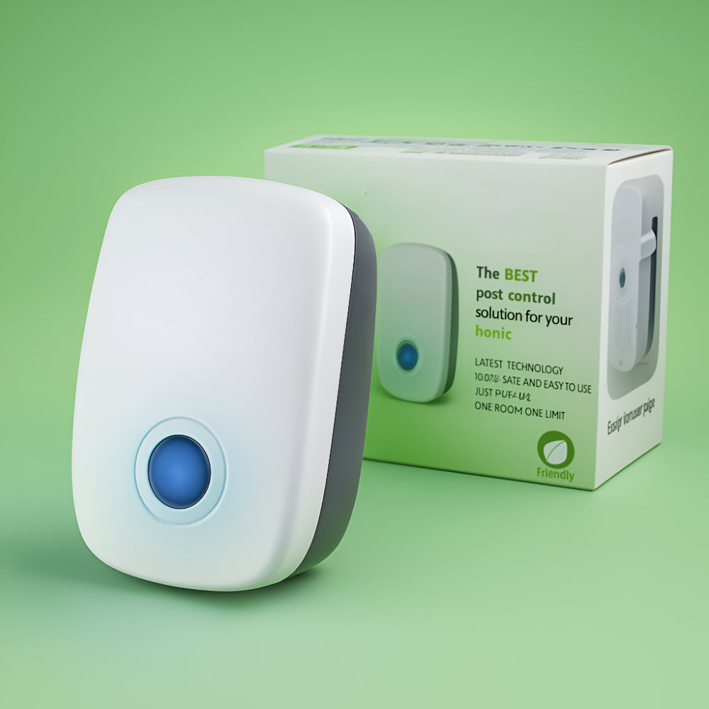 Conjunto de Dispositivo Ultrassônico para Controle de Pragas Interno