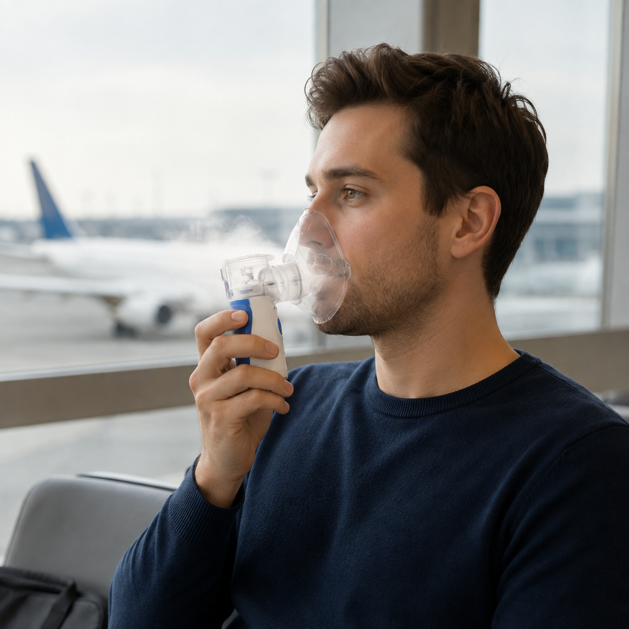 Nebulizador Ultrassônico de Design Compacto e Portátil