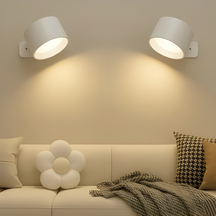 Luminária de Parede LED Recarregável com Suporte Magnético Ajustável