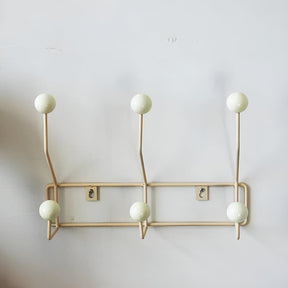 Cabideiro de Parede Mid-Century – Organizador de Entrada Elegante com 3 Ganchos