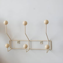 Cabideiro de Parede Mid-Century – Organizador de Entrada Elegante com 3 Ganchos