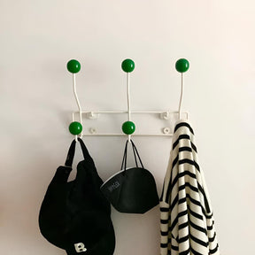 Cabideiro de Parede Mid-Century – Organizador de Entrada Elegante com 3 Ganchos