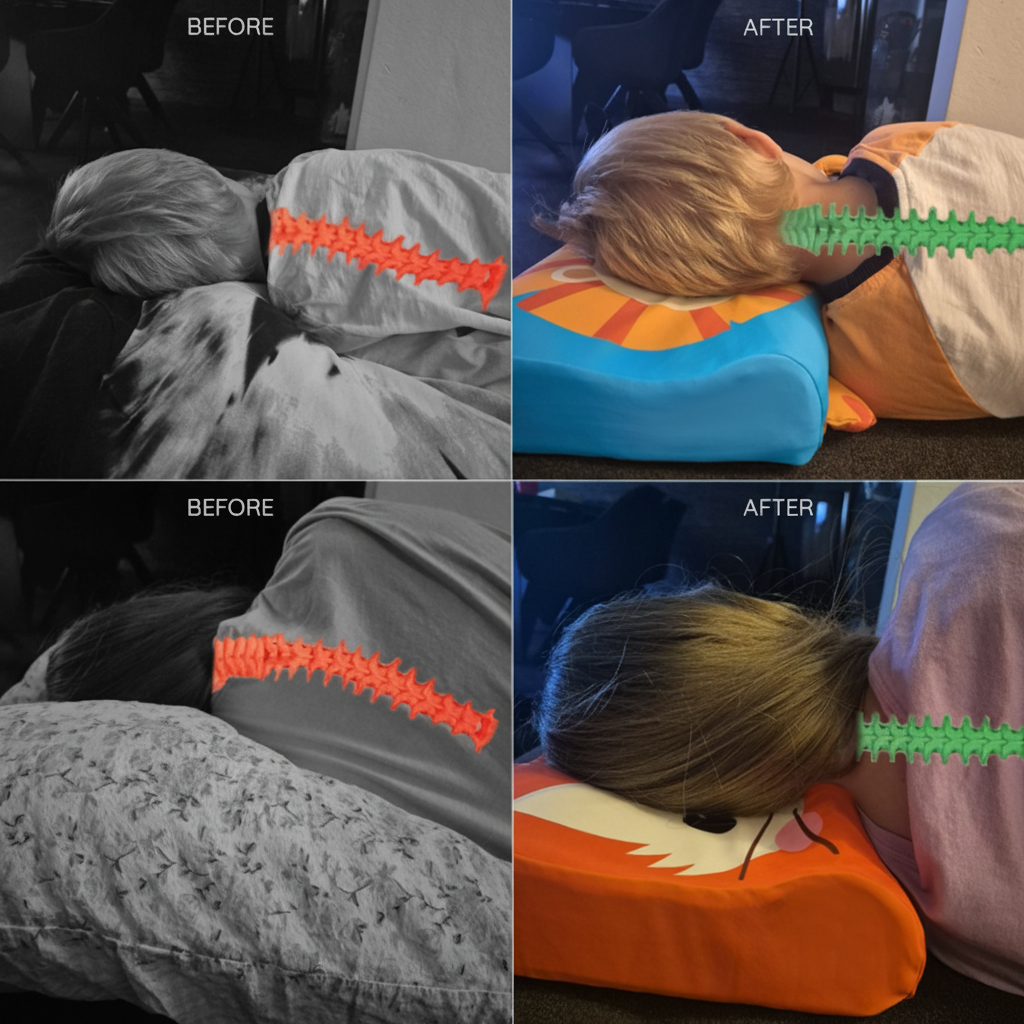 Almofada Sensorial para Bebês Conforto Texturizado para Sono Tranquilo