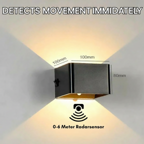 Wall Light Motion Sensor Rechargeable LED Cube Lamp