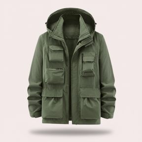 Jaqueta de Inverno Acolchoada de Plumas Slim Fit Impermeável