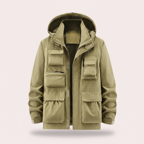 Jaqueta de Inverno Acolchoada de Plumas Slim Fit Impermeável