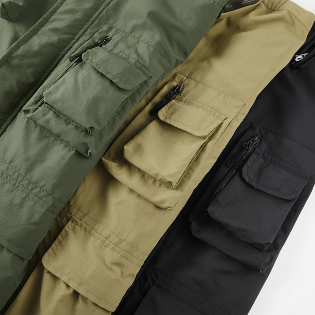 Jaqueta de Inverno Acolchoada de Plumas Slim Fit Impermeável