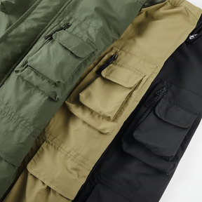 Jaqueta de Inverno Acolchoada de Plumas Slim Fit Impermeável