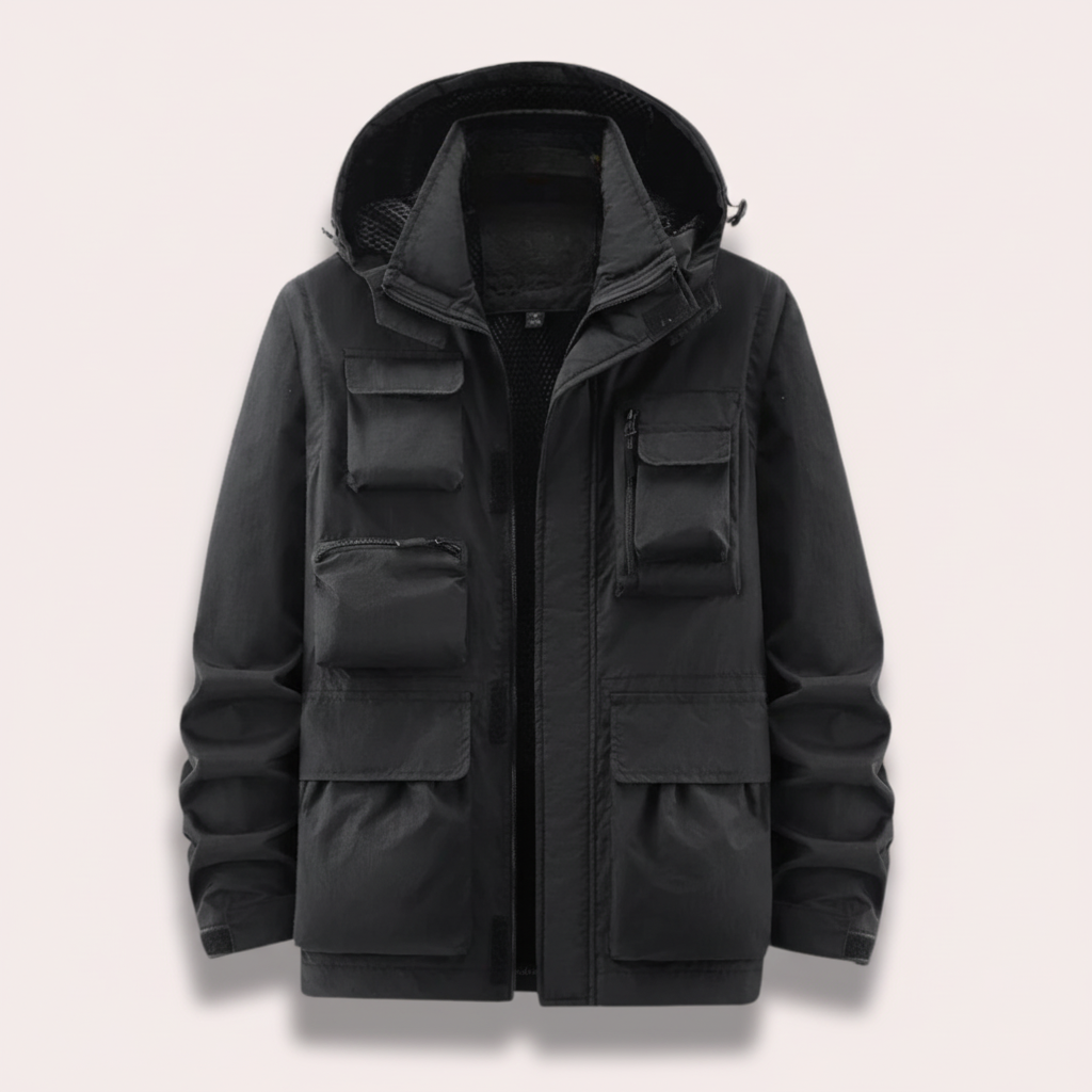 Jaqueta de Inverno Acolchoada de Plumas Slim Fit Impermeável