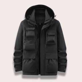 Jaqueta de Inverno Acolchoada de Plumas Slim Fit Impermeável