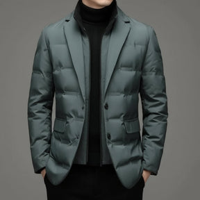 Jaqueta de Inverno Masculina Softshell Impermeável Casaco Casual de Negócios