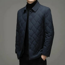 Jaqueta de Inverno Masculina Softshell Impermeável Casaco Casual de Negócios