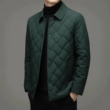 Jaqueta de Inverno Masculina Softshell Impermeável Casaco Casual de Negócios