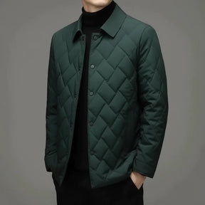 Jaqueta de Inverno Masculina Softshell Impermeável Casaco Casual de Negócios