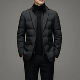 Jaqueta de Inverno Masculina Softshell Impermeável Casaco Casual de Negócios