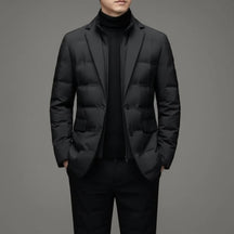 Jaqueta de Inverno Masculina Softshell Impermeável Casaco Casual de Negócios